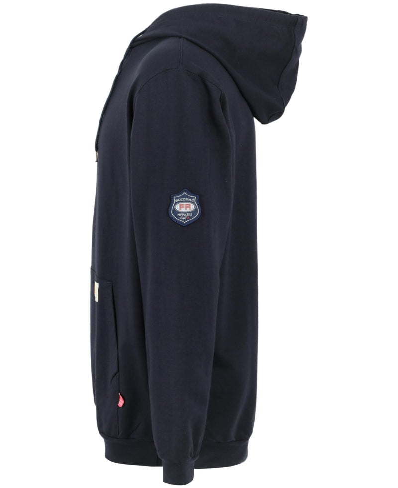 BOCOMAL FR Hoodie Idea for Summer Pullover Shirts 7.5oz Lightweight Navy Flame Resistant Sweatshirt - Image 3
